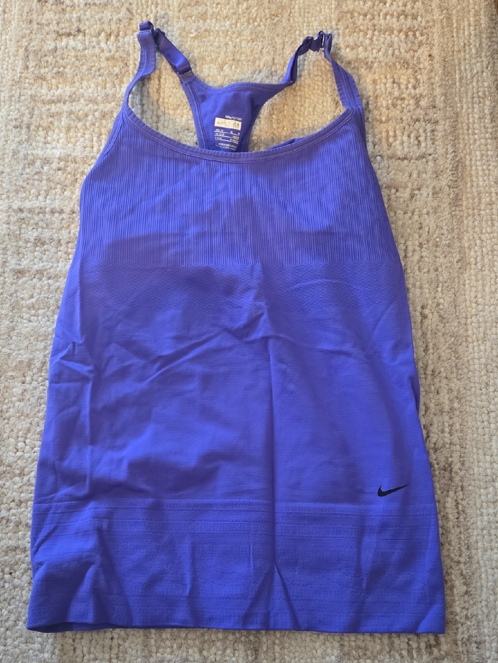 Nike Purple Seamless Athletic Tank